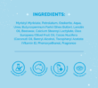 Ingredients list for Heel Magic with icons